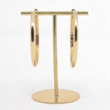 Large Hoop Earrings in Gold