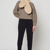 Balloon Sleeve Sweater (Deer)