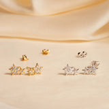 Aria Studs: Gold