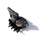 Hand-painted Limited Edition Monarch Butterfly Claw Hair Clip | Eco-Friendly: Silver
