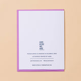 Baby on Board Skateboard Letterpress Baby Pregnancy Card- Made in USA