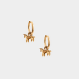 Lamb Charm Hoops (Gold Plated (1 mic))