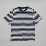 Dean SS Tee Jolt Stripe (Navy/Ecru)