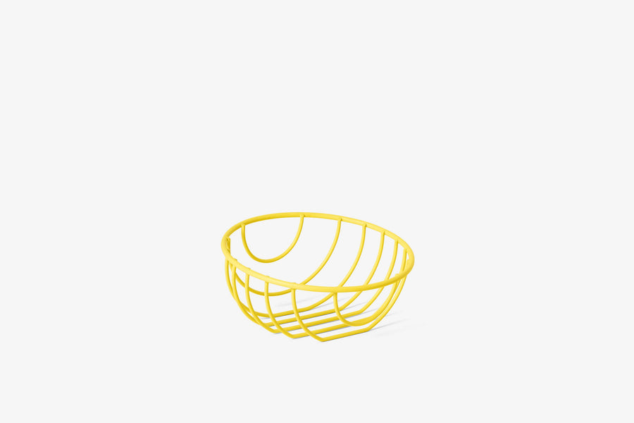 Outline Basket: Small Yellow