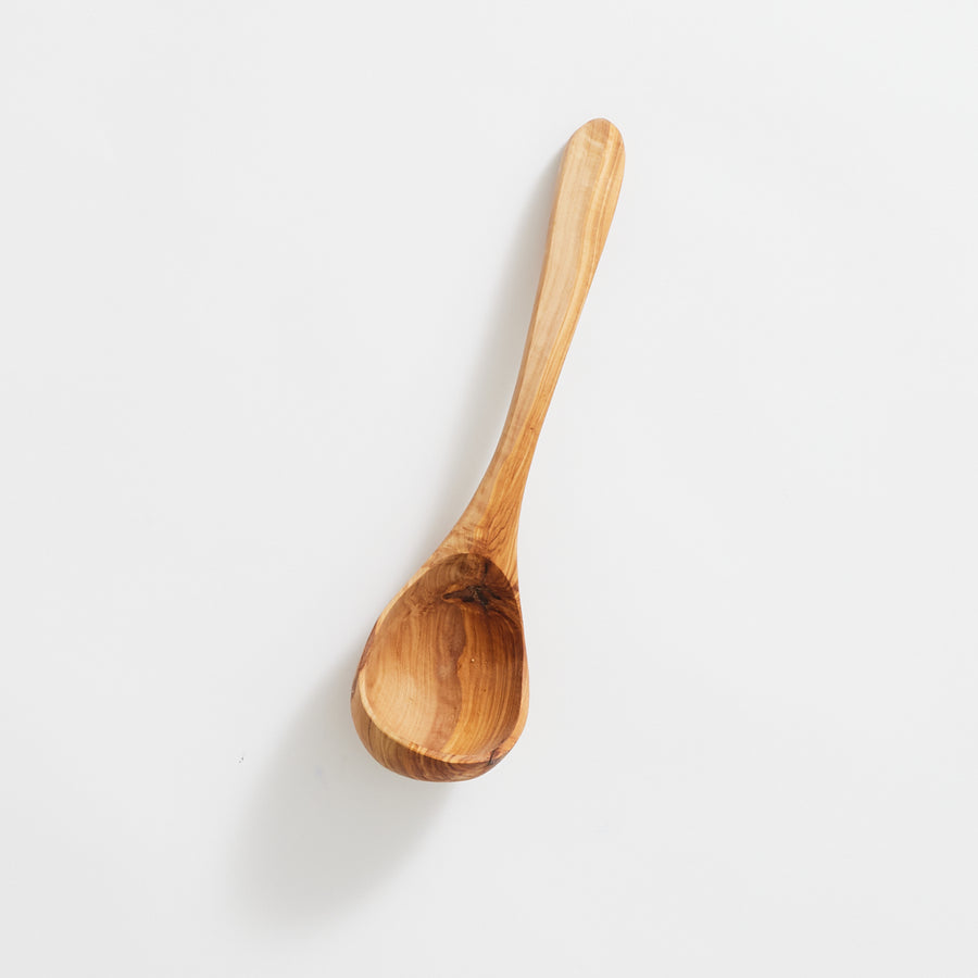 Italian Olivewood Soup and Pasta Ladle