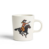 9oz Modern Diner Ceramic Mug (Sam Larson - Ghost Rider): Natural / 9oz.
