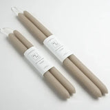 100% Beeswax Dipped Taper Candles | All Natural, Handmade (Eucalyptus / Standard 10" Long)