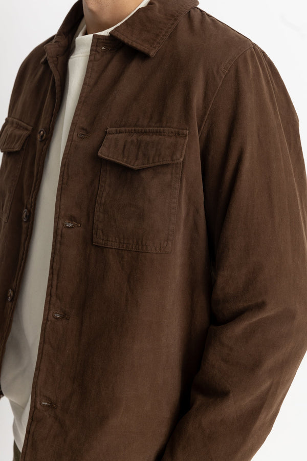 Insulated Overshirt (Chocolate)