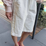 Liam Bermuda Shorts (Milk Canvas)