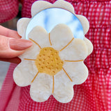 Hand-painted Vintage Daisy Compact Mirror