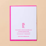 Birthday Banner Letterpress Greeting Card - Made in USA
