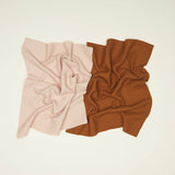 Essential Waffle Dish Towels (Set of 2/Light Grey/Dark Grey)