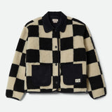 Delilah Sherpa Jacket (Black/Natural)