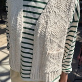 Papa Cotton Vest (Natural)