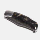 Large Ox-horn Inlay Folding Knife