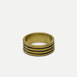 Brass Stacked Ring