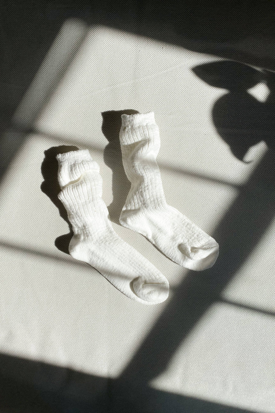 Cottage Socks: Ht. Grey