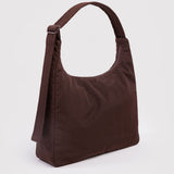 Nylon Shoulder Bag (Coffee)