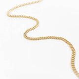 Chunky Curb Chain Necklace in Gold