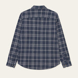 Kash Check Overshirt (Dark Navy)