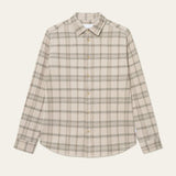 Kash Check Overshirt (Light Sand)