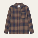 Loan Check Twill Overshirt (Mountain Grey Brown)
