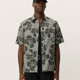 Charlie Poppy AOP SS Shirt (Olive Night)