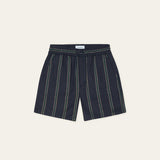 Lawson Stripe Shorts (Dark Navy)