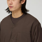 Flexible Insulated Cardigan (Dark Brown)