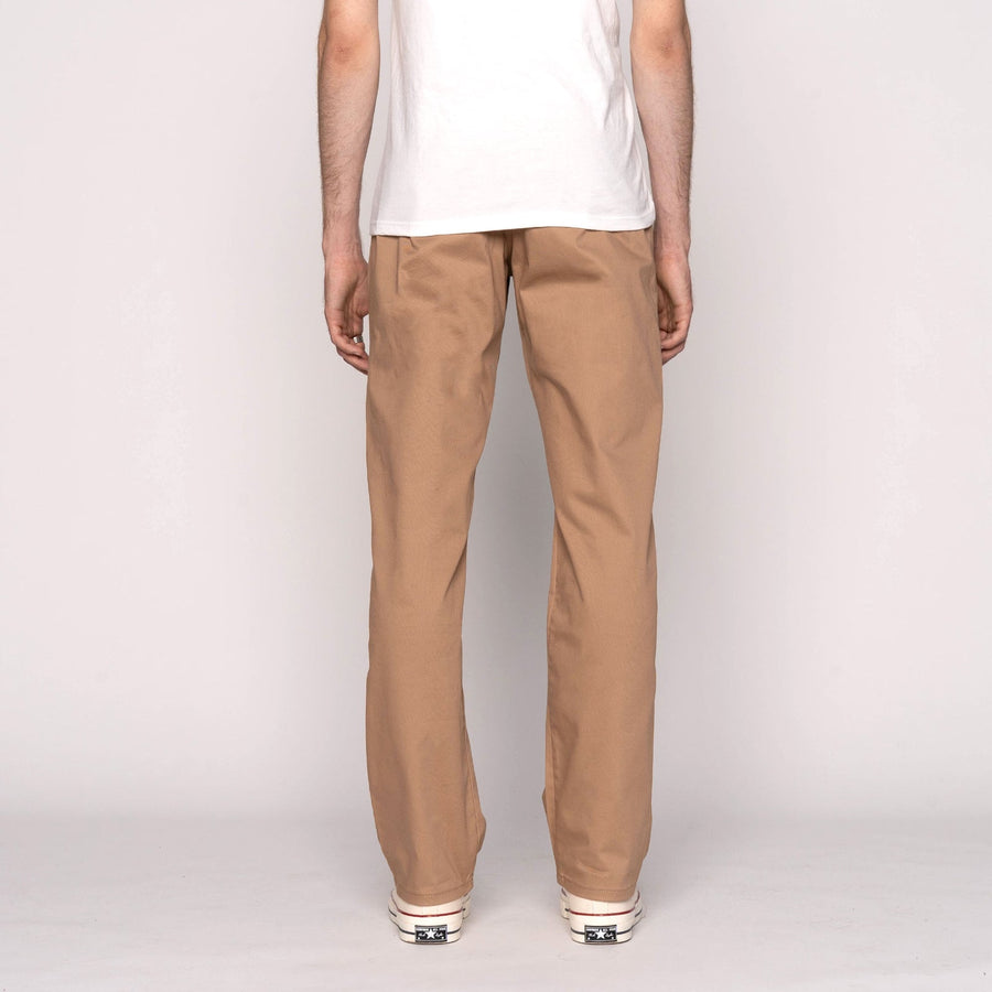 Straight Chino (Beige Stretch Twill)