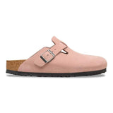 Boston Suede Leather (Pink Clay/Narrow Footbed)