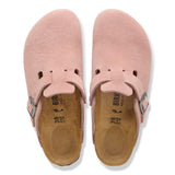 Boston Suede Leather (Pink Clay/Narrow Footbed)