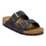 Arizona Soft Footbed Suede Leather (Charcoal Tonal/Regular)