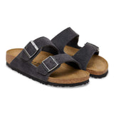 Arizona Soft Footbed Suede Leather (Charcoal Tonal/Regular)