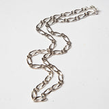 Vintage Silver Figaro Chain Necklace