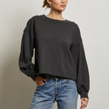 Zayne French Terry Pullover (Vintage Black)