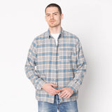 True Shirt Soft Brushed Faded Flannel (Faded Blue)