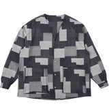 Wise Guy Jacket Jacquard Denim (Indigo)