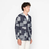 Wise Guy Jacket Jacquard Denim (Indigo)