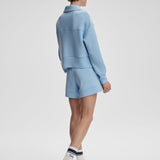 Davenport Half Zip Crew (Airy Blue)
