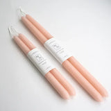 100% Beeswax Dipped Taper Candles | All Natural, Handmade (Burgundy / Standard 10" Long)
