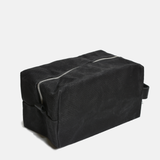 Waxed Cotton Dopp Kit // Toiletry Bag (True Black)