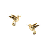 Hummingbird Studs (Rhodium Plated)