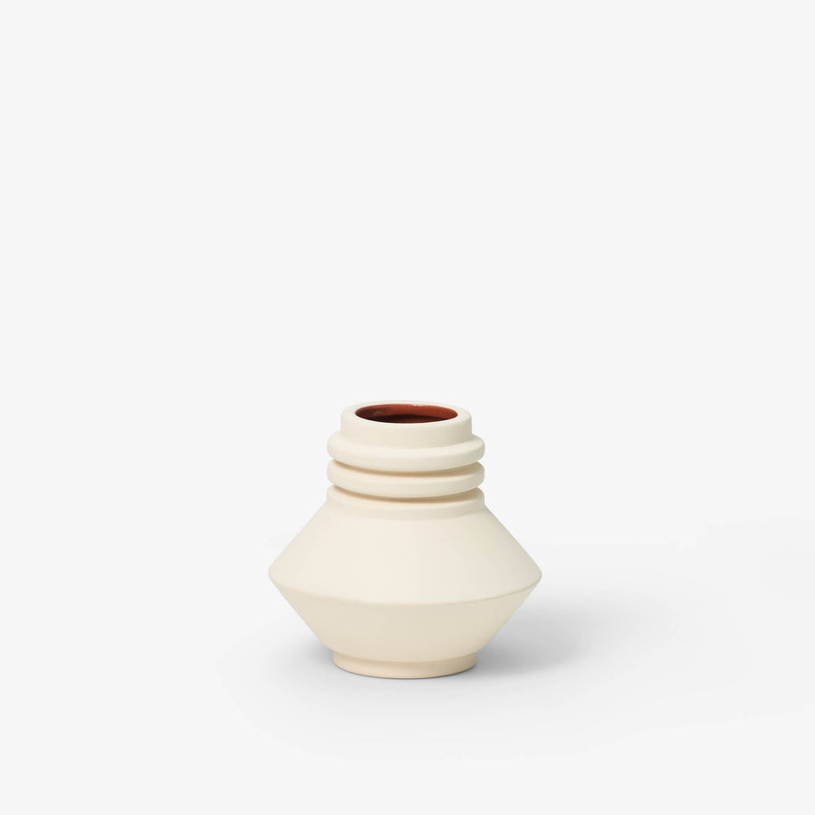 Strata Vase: Cream