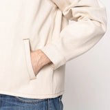 Zip Chore Coat (All Natural Ecru Foxfibre)