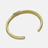 Turquoise Inlay Bracelet (Brass)