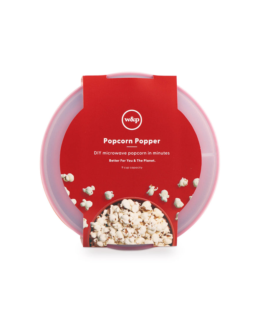 Standard Size Popcorn Popper - Silicone Reusable Maker: Charcoal / Standard