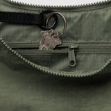 Medium Nylon Crescent Bag (Caper)