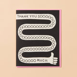 Thanks Soooo Much Greeting Card Spring Easter