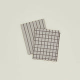 Essential Yarn Dyed Dish Towel (Grey/Black)